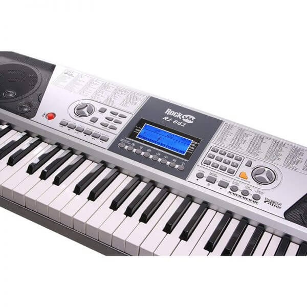 RockJam RJ661 61 Key Electronic Interactive Teaching Piano Keyboard - another view of options