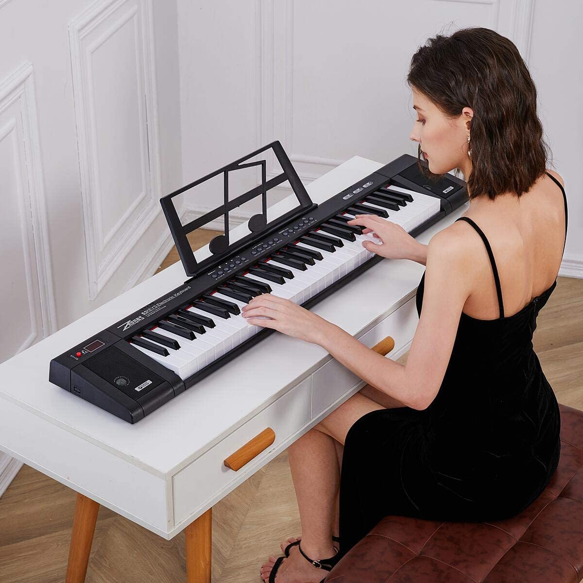 Zhruns 61 Key Electric Keyboard The Keyboard Piano Shop